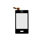 LG E400 Optimus L3 Touchscreen / Digitizer combinatie Zwart
