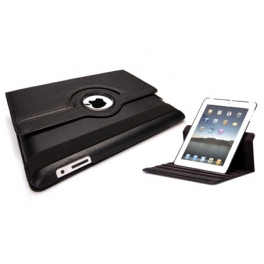 360 graden lederen roterende iPad 2 / 3 case Zwart 360 graden lederen roterende iPad 2 / 3 case Zwart