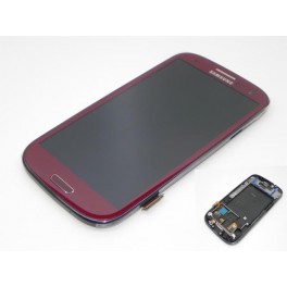 Samsung Galaxy S3 i9300 Compleet Touchscreen met LCD Display assembly Rood Samsung Galaxy S3 i9300 Compleet Touchscreen met LCD Display assembly Rood