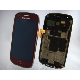 Samsung Galaxy S3 Mini i8190 Compleet Touchscreen met LCD Display assembly Rood Samsung Galaxy S3 Mini i8190 Compleet Touchscreen met LCD Display assembly Rood