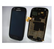 Samsung Galaxy S3 Mini i8190 Compleet Touchscreen met LCD Display assembly Zwart