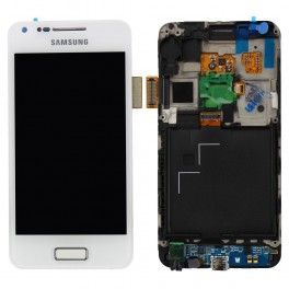 Samsung Galaxy S Advance i9070 Frontcover en Display Unit Wit Samsung Galaxy S Advance i9070 Frontcover en Display Unit Wit