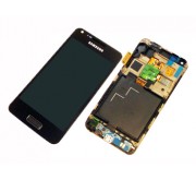 Samsung Galaxy S Advance i9070 Frontcover en Display Unit Zwart