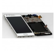 Samsung Galaxy S2 Plus i9105 Compleet Touchscreen met LCD Display assembly Wit