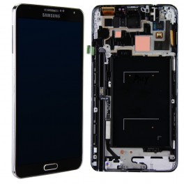 Samsung Galaxy Note 3 N9005 Compleet Touchscreen met LCD Display assembly Zwart Samsung Galaxy Note 3 N9005 Compleet Touchscreen met LCD Display assembly Zwart