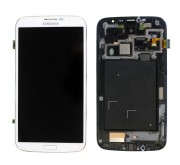 Samsung Galaxy Mega 6.3 i9205 / i9200 Compleete Frontcover + Touchscreen + LCD Wit