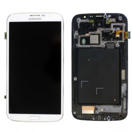 Samsung Galaxy Mega 6.3 i9205 / i9200 Compleete Frontcover + Touchscreen + LCD Wit Samsung Galaxy Mega 6.3 i9205 / i9200 Compleete Frontcover + Touchscreen + LCD Wit