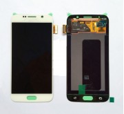 Samsung S6 Compleet Touchscreen met LCD Display assembly Wit