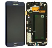 Samsung S6 Edge Compleet Touchscreen met LCD Display assembly Zwart