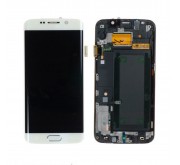 Samsung S6 Edge Compleet Touchscreen met LCD Display assembly Wit