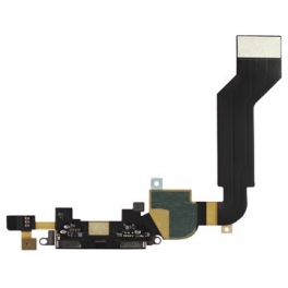 Apple iPhone 4S Doc Connector Zwart met Flex Kabel Apple iPhone 4S Doc Connector Zwart met Flex Kabel